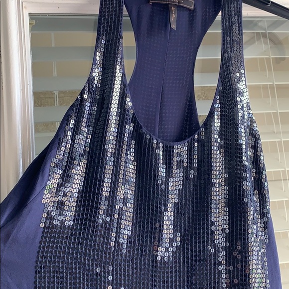 BCBG MaxAzria NAVY XS Sequin Dress - Picture 3 of 9